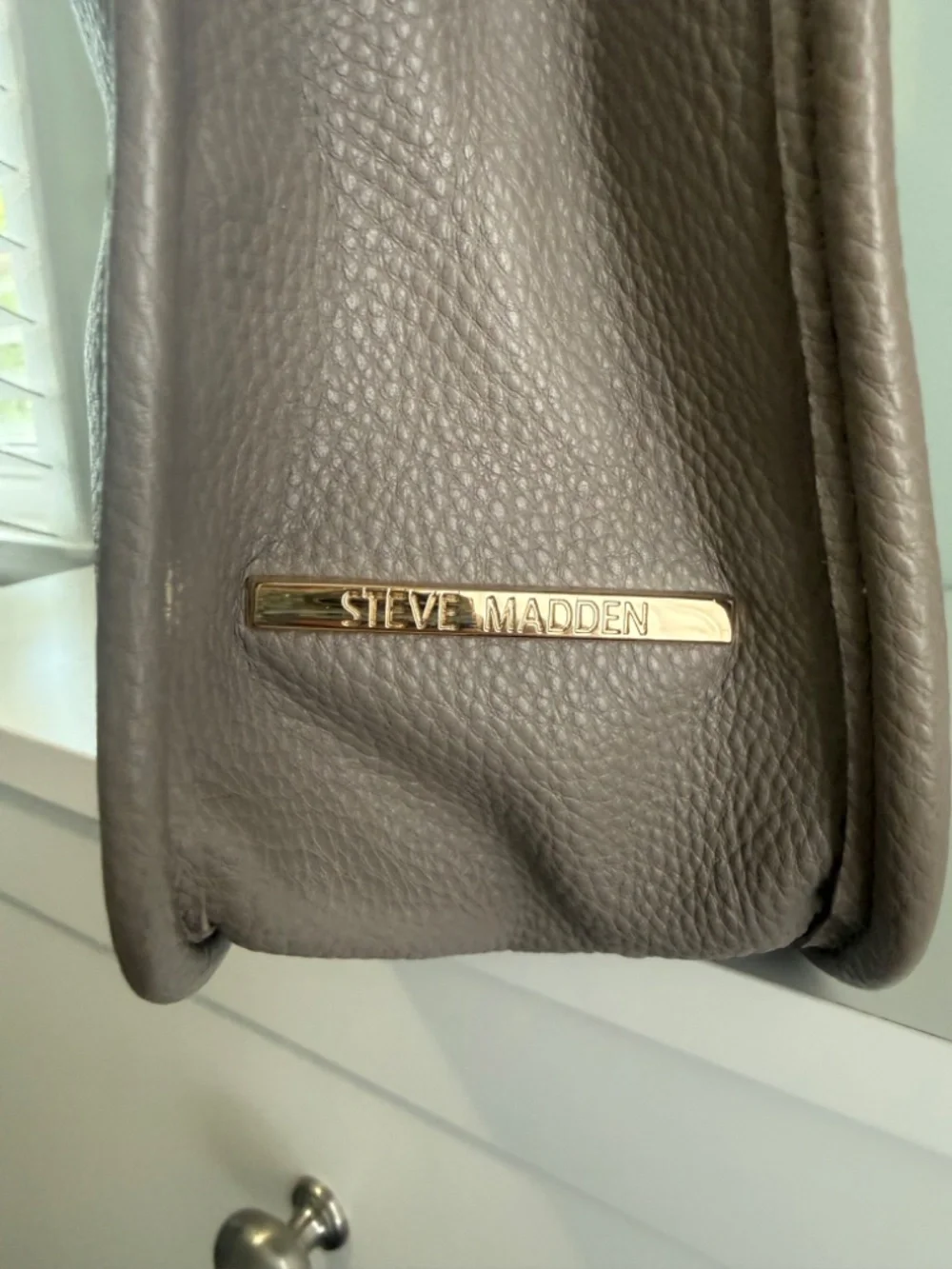 Grey Steve Madden Work Bag